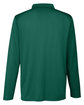 Team 365 Men's Zone Performance Long Sleeve Polo SPORT FOREST OFBack