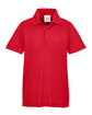 Team 365 Youth Zone Performance Polo SPORT RED OFFront