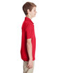 Team 365 Youth Zone Performance Polo SPORT RED ModelSide