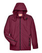 Team 365 Adult Conquest Jacket with Mesh Lining SPORT MAROON FlatFront
