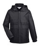 Team 365 Youth Zone Protect Lightweight Jacket BLACK OFFront