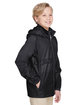 Team 365 Youth Zone Protect Lightweight Jacket BLACK ModelQrt