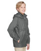 Team 365 Youth Zone Protect Lightweight Jacket SPORT GRAPHITE ModelQrt