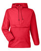 Team 365 Adult Zone Protect Packable Anorak Jacket SPORT RED OFFront