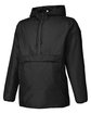 Team 365 Adult Zone Protect Packable Anorak Jacket BLACK OFQrt