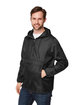 Team 365 Adult Zone Protect Packable Anorak BLACK ModelQrt