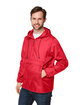Team 365 Adult Zone Protect Packable Anorak Jacket SPORT RED ModelQrt