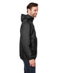 Team 365 Adult Zone Protect Packable Anorak BLACK ModelSide