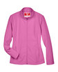 Team 365 Ladies' Leader Soft Shell Jacket SP CHARITY PINK FlatFront