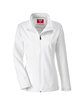Team 365 Ladies' Leader Soft Shell Jacket WHITE OFFront