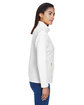 Team 365 Ladies' Leader Soft Shell Jacket WHITE ModelSide