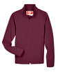 Team 365 Youth Leader Soft Shell Jacket SPORT MAROON FlatFront