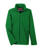Team 365 Youth Leader Soft Shell Jacket SPORT FOREST OFFront