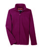 Team 365 Youth Leader Soft Shell Jacket SPORT MAROON OFFront