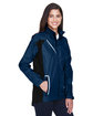 Team 365 Ladies' Dominator Waterproof Jacket SPORT DARK NAVY ModelQrt