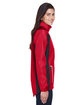 Team 365 Ladies' Dominator Waterproof Jacket SPORT RED ModelSide