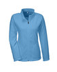 Team 365 Ladies' Campus Microfleece Jacket SPORT LIGHT BLUE OFFront