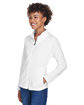 Team 365 Ladies' Campus Microfleece Jacket WHITE ModelQrt