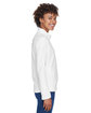 Team 365 Ladies' Campus Microfleece Jacket WHITE ModelSide