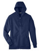 Team 365 Men's Zone HydroSport™ Heavyweight Full-Zip Hooded Sweatshirt SPORT DARK NAVY FlatFront