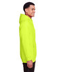 Team 365 Adult Zone HydroSport™ Heavyweight Pullover Hooded Sweatshirt SAFETY YELLOW ModelSide