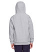 Team 365 Youth Zone HydroSport™ Heavyweight Pullover Hooded Sweatshirt ATHLETIC HEATHER ModelBack