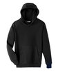 Team 365 Youth Zone HydroSport™ Heavyweight Pullover Hooded Sweatshirt BLACK FlatFront