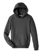 Team 365 Youth Zone HydroSport™ Heavyweight Pullover Hooded Sweatshirt DARK GREY HEATHR FlatFront