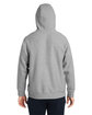 Team 365 Unisex Zone HydroSport™  Heavyweight Quarter-Zip Hooded Sweatshirt ATHLETIC HEATHER ModelBack