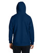 Team 365 Unisex Zone HydroSport™  Heavyweight Quarter-Zip Hooded Sweatshirt SPORT DARK NAVY ModelBack