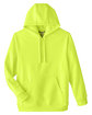 Team 365 Unisex Zone HydroSport™  Heavyweight Quarter-Zip Hooded Sweatshirt SAFETY YELLOW FlatFront