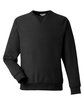 Team 365 Unisex Zone HydroSport Heavyweight Sweatshirt BLACK OFFront